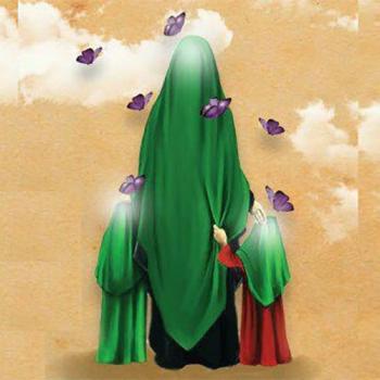 منبر مکتوب حضرت زهرا‌ علیها‌السلام و فرزندانش